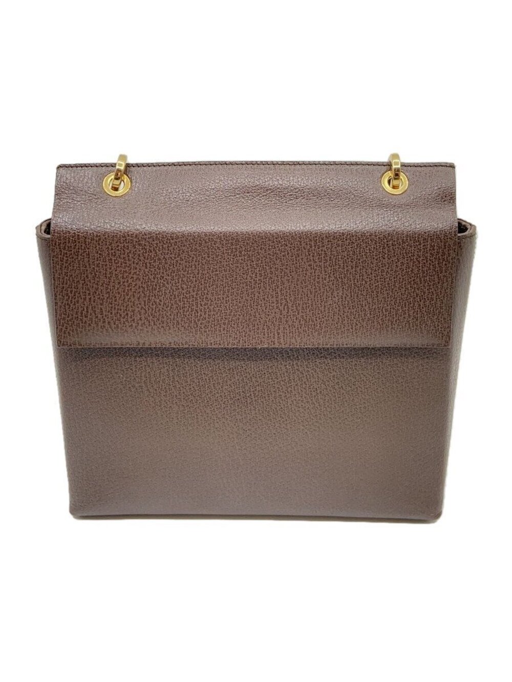 Gucci brown leather handbag iconic bamboo